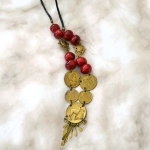 Vintage Peruvian Coin Necklace